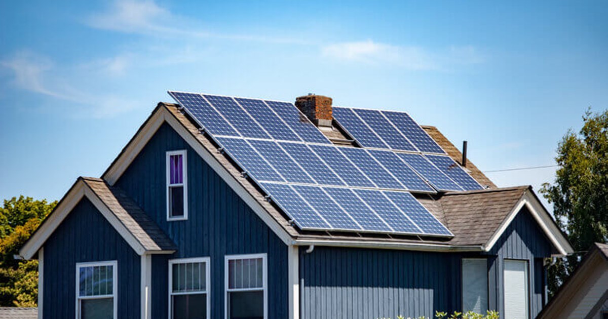 Many layers of silicon are used to construct solar panels.